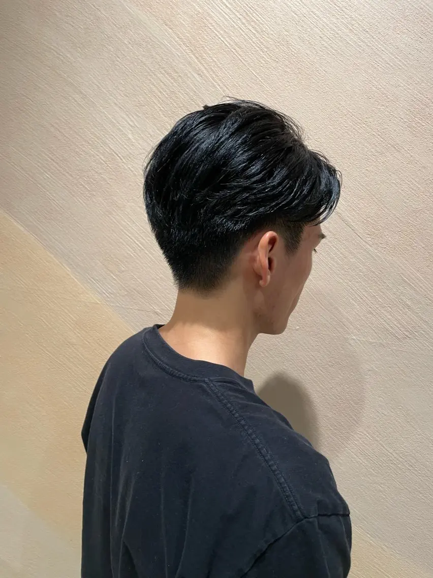 パーマ メンズ フェザーパーマ メンズパーマ カット パーマ 箭内葉月/メンズ👔 ワンカールパーマのヘアスタイル
