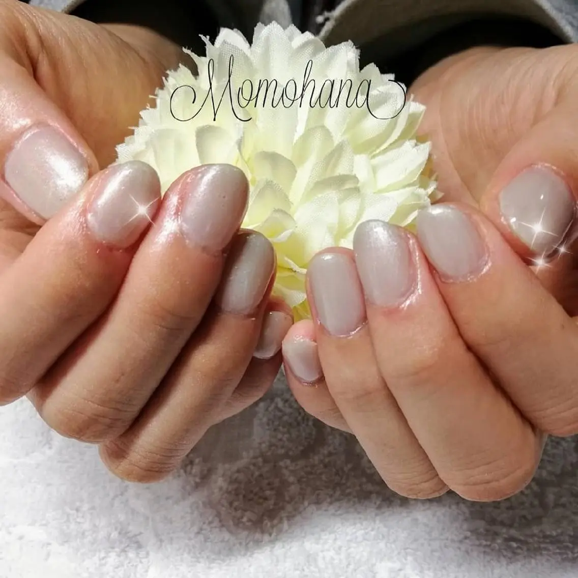 ネイル ワンカラーネイル momohana  のネイルデザイン