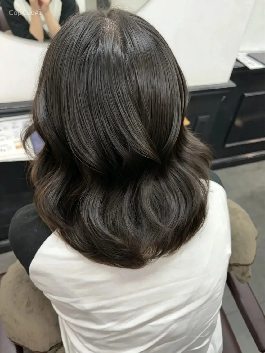 ミディアム トリートメント 💖透明感カラー💖 美優のヘアスタイル