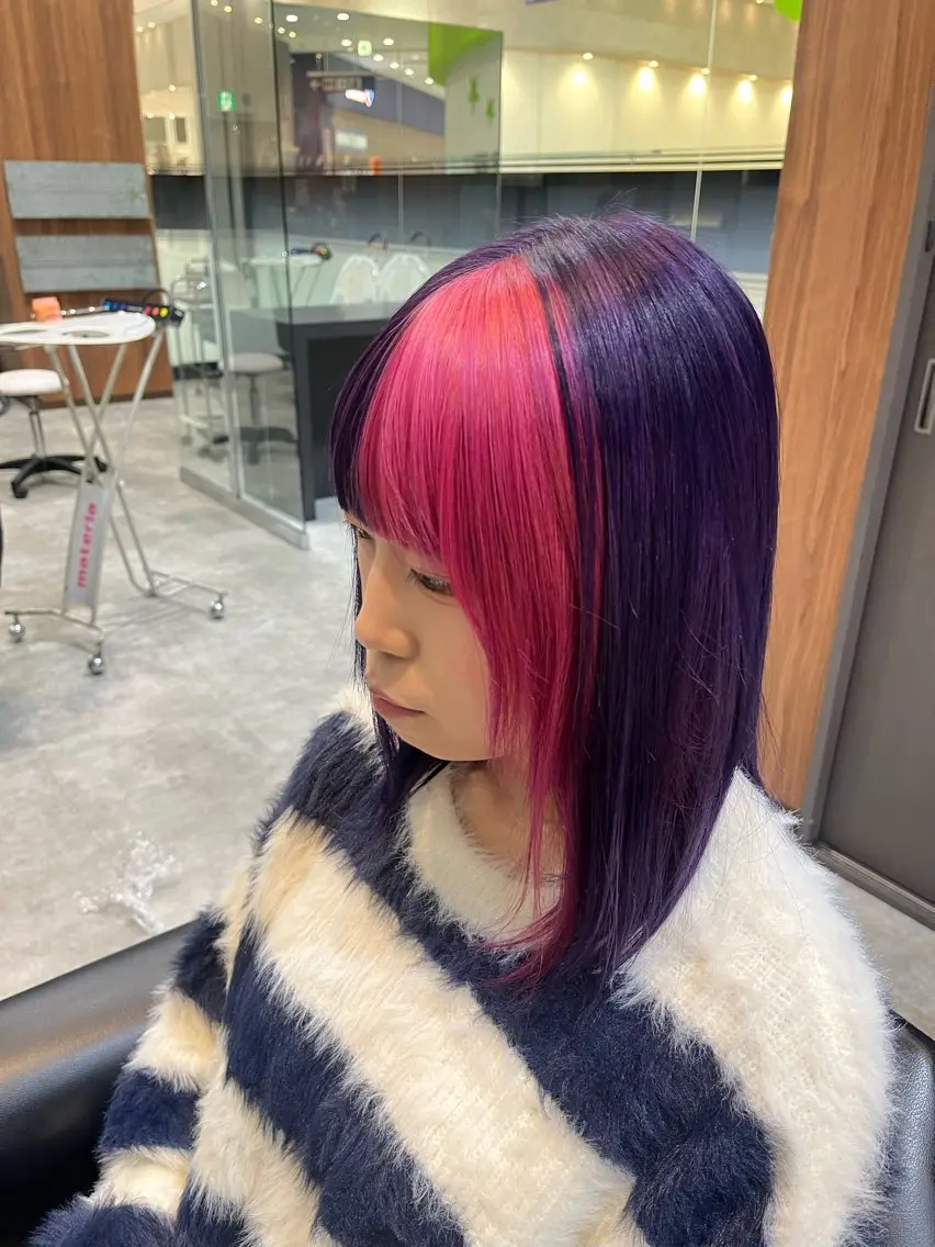 ミディアム カラー 玉城 和磨のヘアスタイル