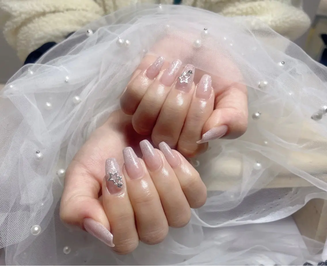 【チープ長出し】持ち込みデザインネイルの写真