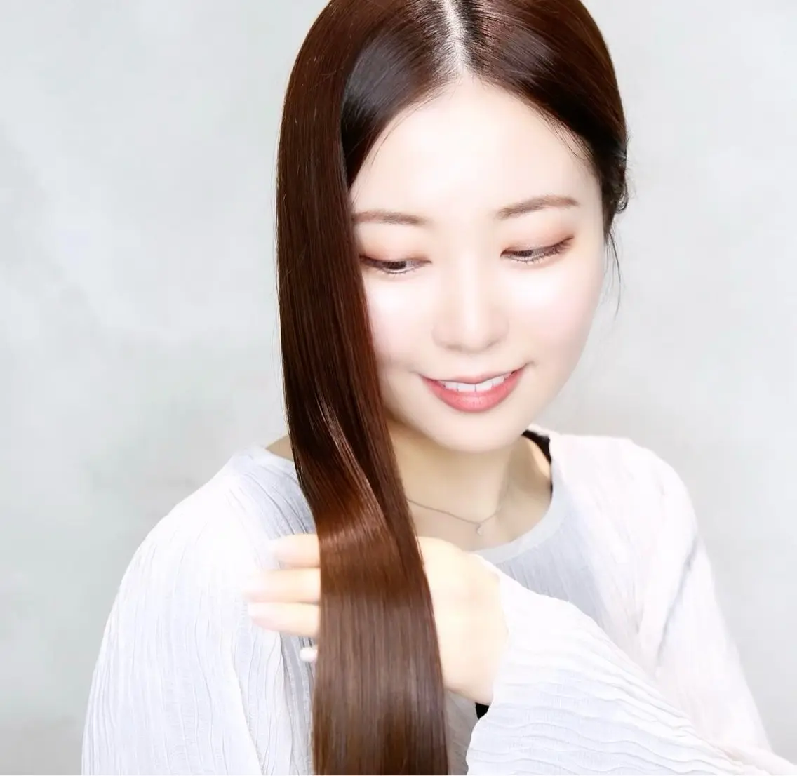 ロング カラー パーマ ブリーチ 髪質改善 ロング トリートメント 酸性ストレート ヘアカラー 縮毛矯正 💎髪質改善専門 jewel boxのヘアスタイル