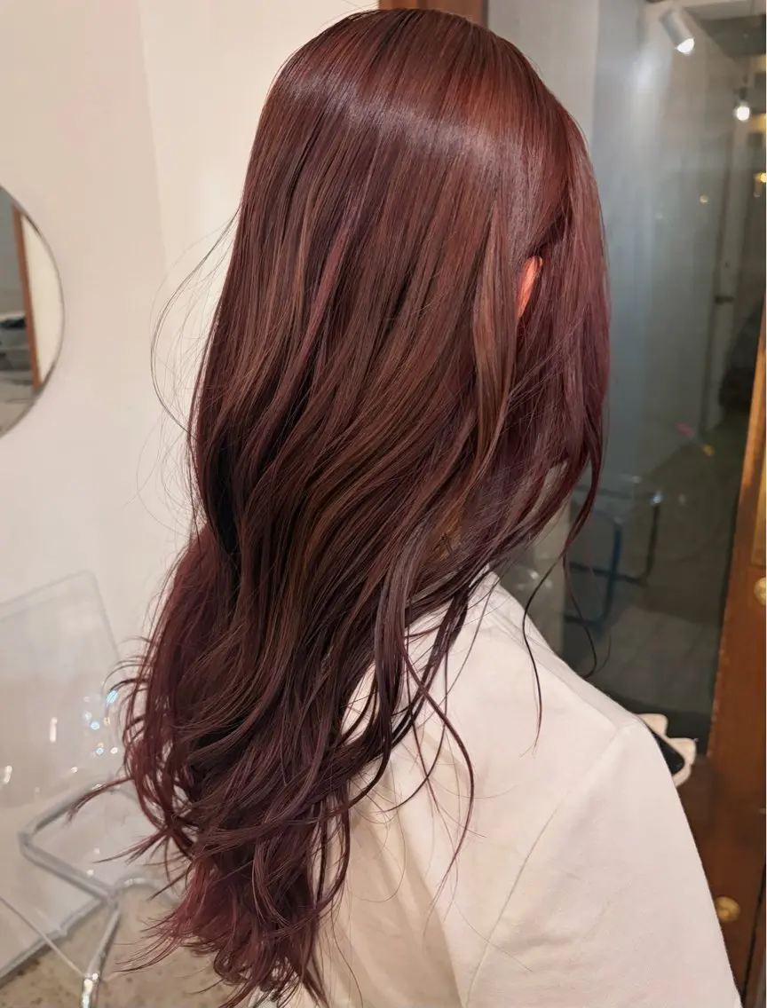 ロング カラー ヘアカラー porto まなみのヘアスタイル