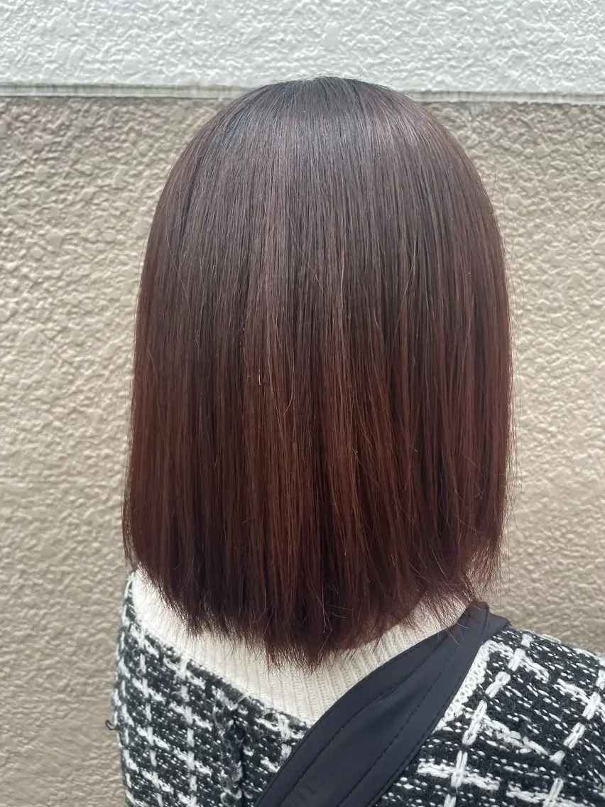 ショート カラー 鈴木 心音のヘアスタイル