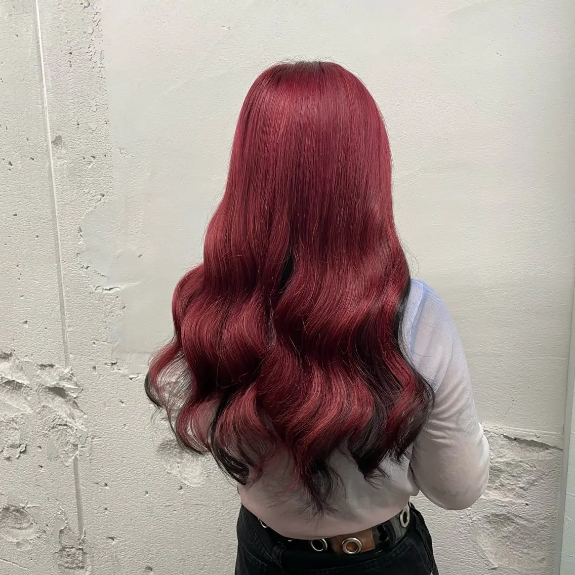 ロング カラー シールエクステ バレイヤージュ ミストバング ダブルカラー  フェイスフレーミング ヘアカラー エクステ 🧡艶髪/エクステ 🫧🧡YUKI❄️のヘアスタイル