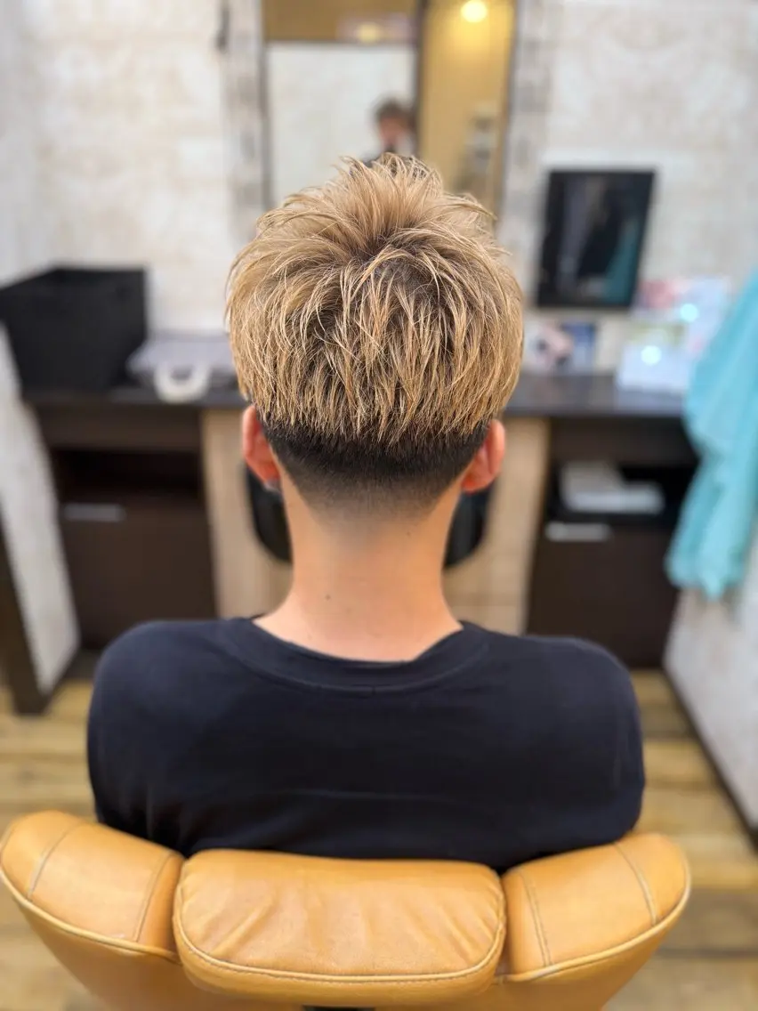 メンズ 刈り上げ カット 橋本 羽玖のヘアスタイル