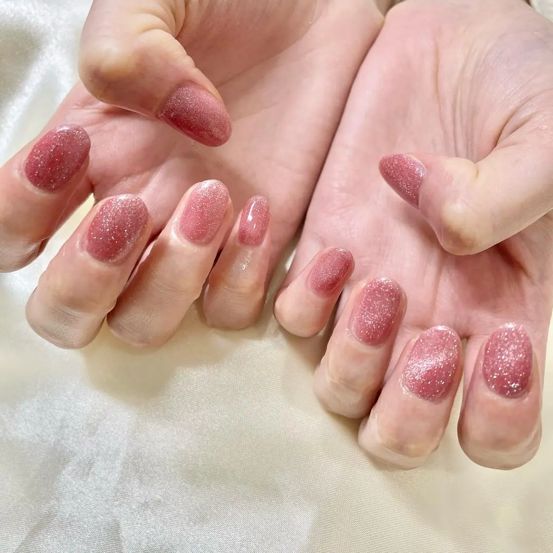 キラキラ✨マグネットネイルワンカラー🎀の写真