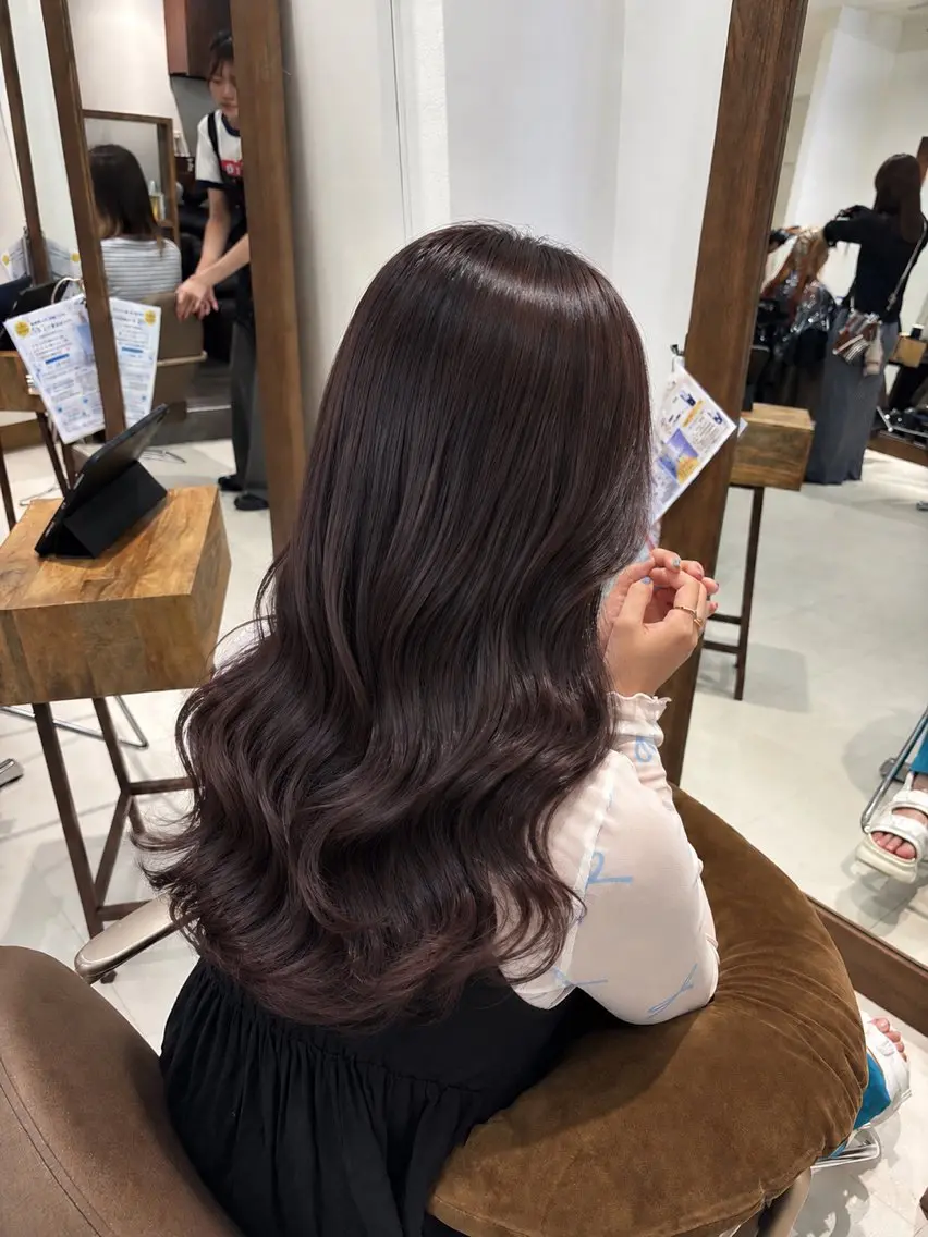 ロング カラー ヘアカラー 透明感カラー🩵海外 ヘア/chiharuのヘアスタイル