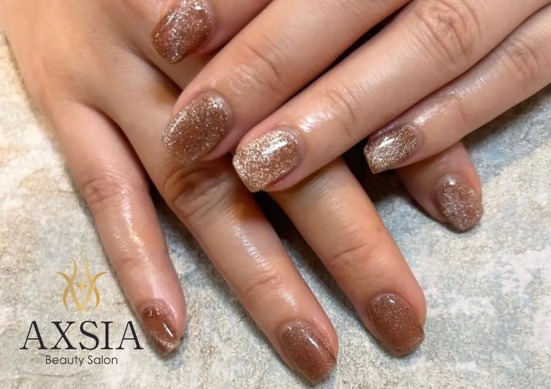 ミディアム ハンドネイル AXSIA NAILのネイルデザイン