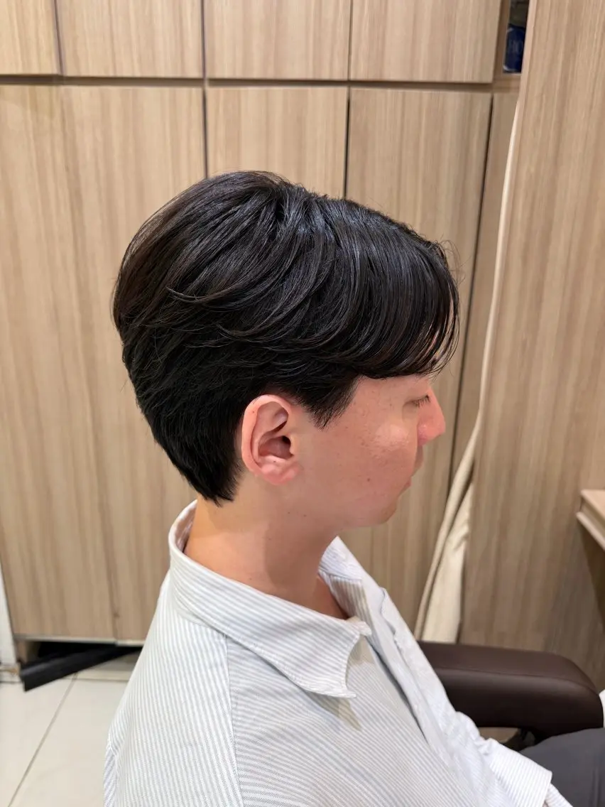 パーマ メンズ カルマパーマ メンズパーマ カット パーマ カルマ・ニュアンス/ 縮毛/レイヤーaoiのヘアスタイル