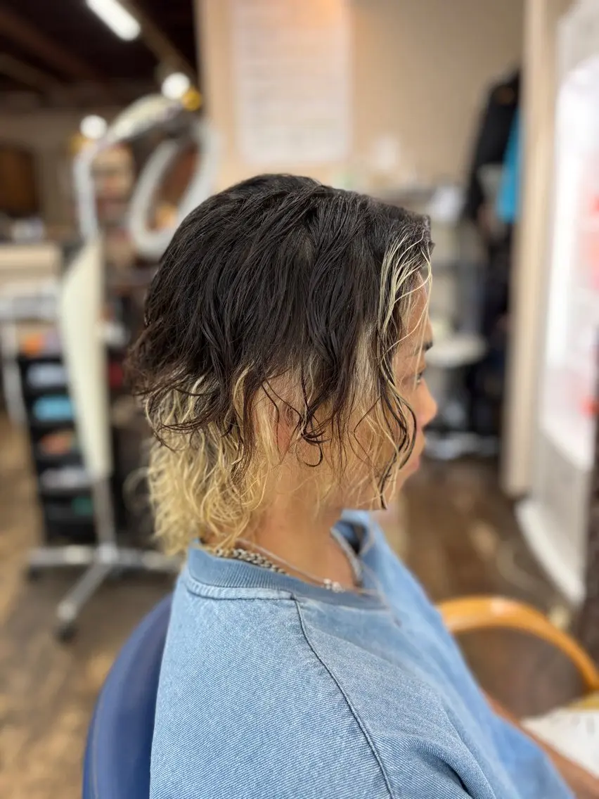 カラー パーマ メンズ 山本 健生のヘアスタイル