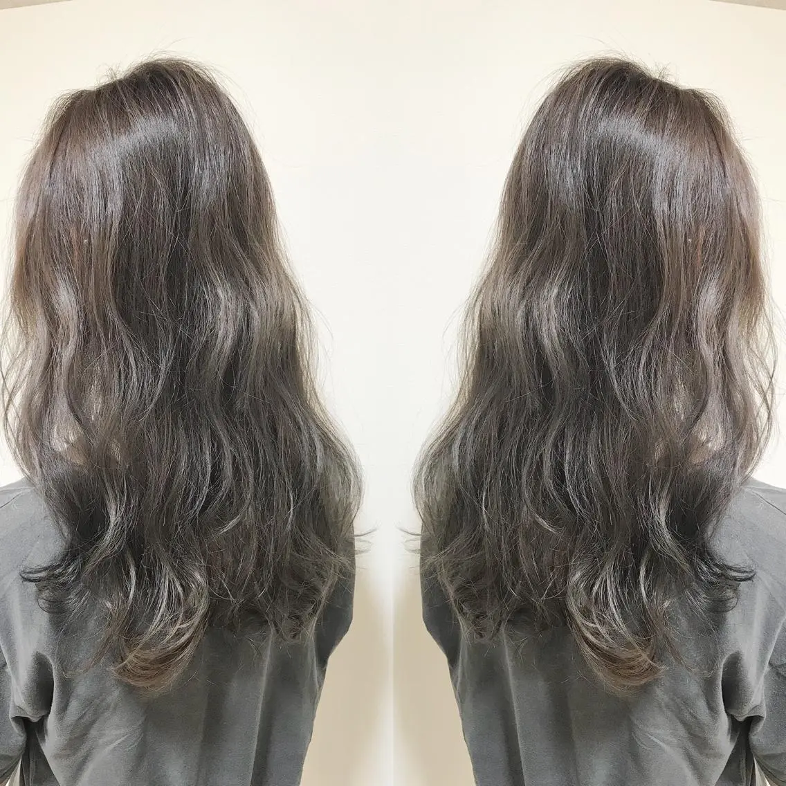 ロング カラー イルミナカラー 外国人風カラー ヘアカラー トリートメント Miru by INCE HAIRのヘアスタイル