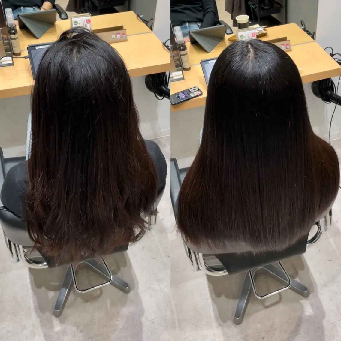 セミロング 髪質改善 トリートメント 髪質改善ヘアケア 艶髪特化/上田のヘアスタイル
