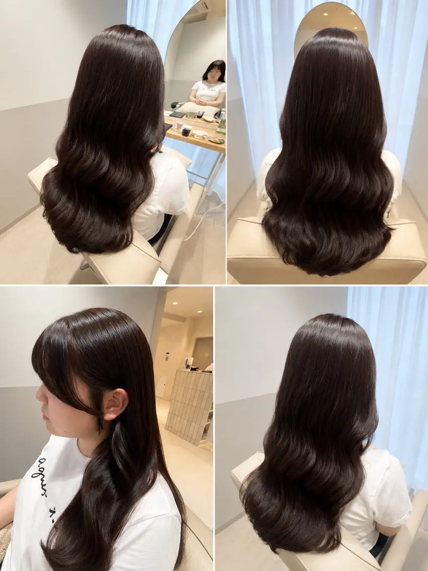 ロング 骨格診断/パーソナル カラー/高梨のヘアスタイル