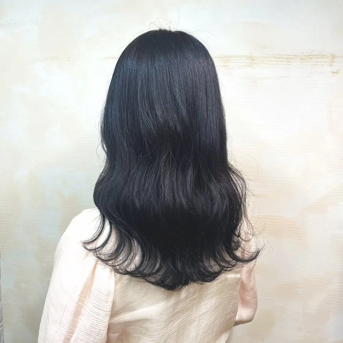 セミロング 韓国風ヘア レイヤーカット ヘアカラー 新宿/ハイトーン/ シールエクステ 祐介のヘアスタイル