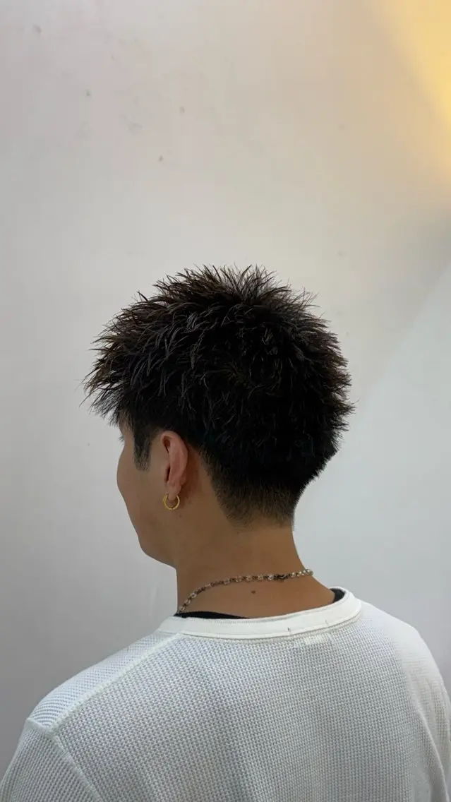 メンズ カット 🔥メンズ特化🔥 短髪パーマzionのヘアスタイル