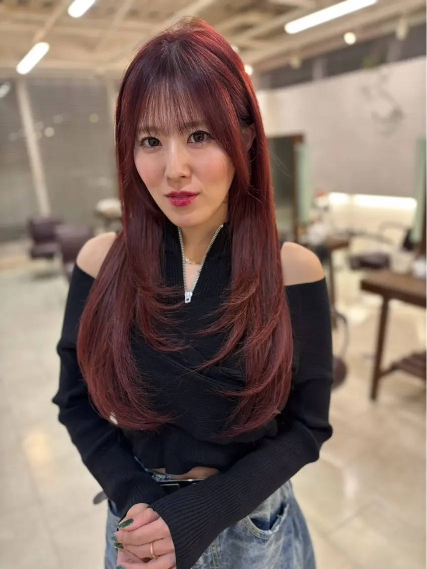 カラー ヘアカラー 掛川 真那斗のヘアスタイル