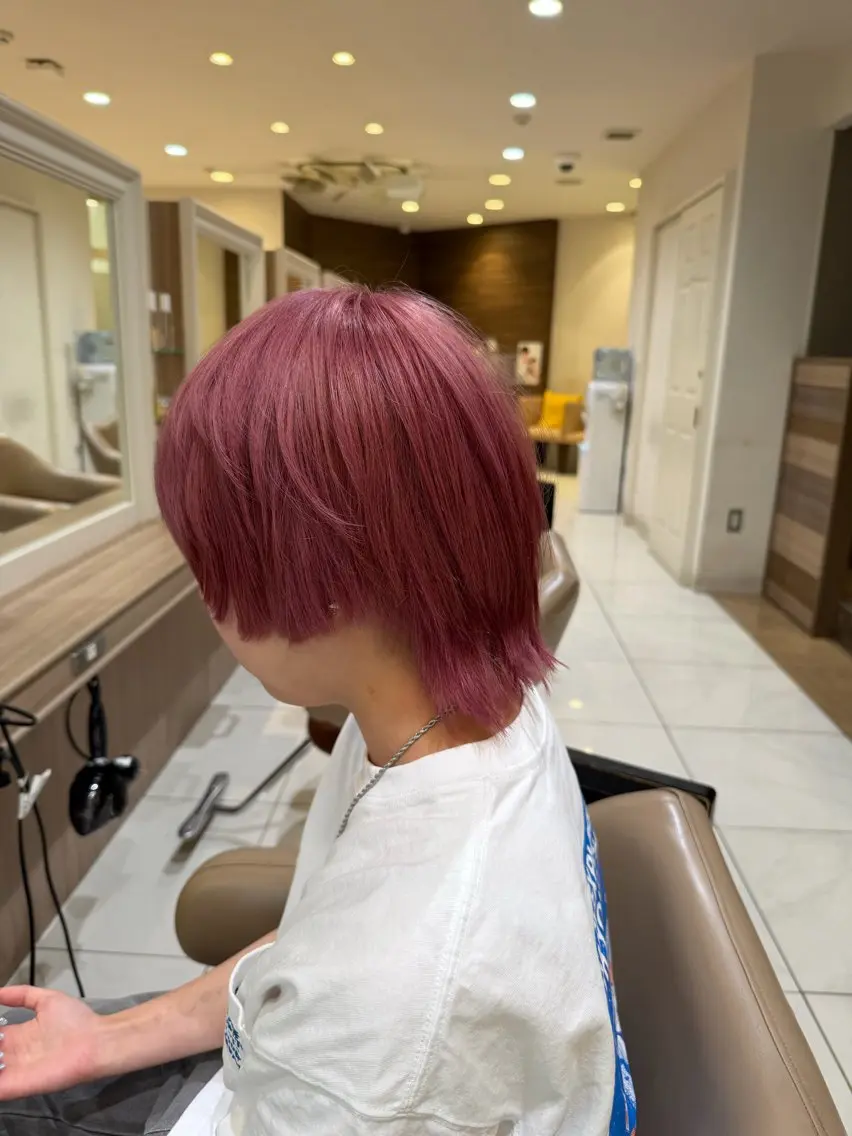 ショート カラー ヘアカラー トリートメント カラー特化🫧 西條 楓花のヘアスタイル