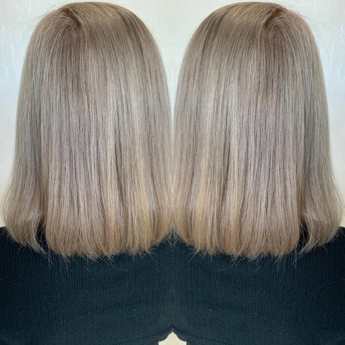 ショート カラー ベージュカラー ヘアカラー トリートメント LUXBE LUCEのヘアスタイル
