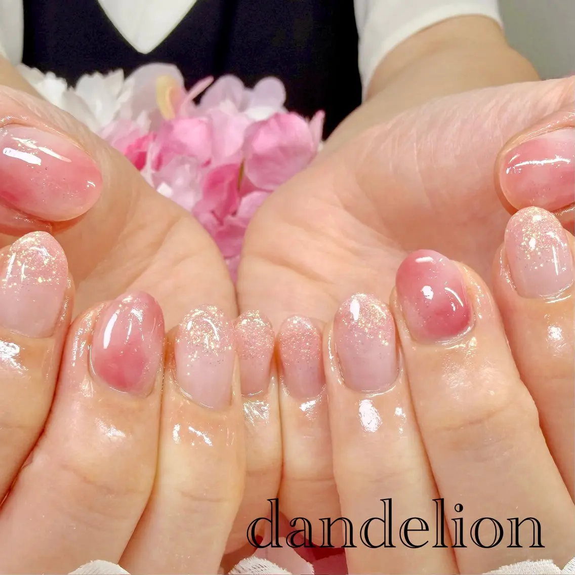 ネイル ハンドネイル ハンドケア dandelion ダンデライオンのネイルデザイン