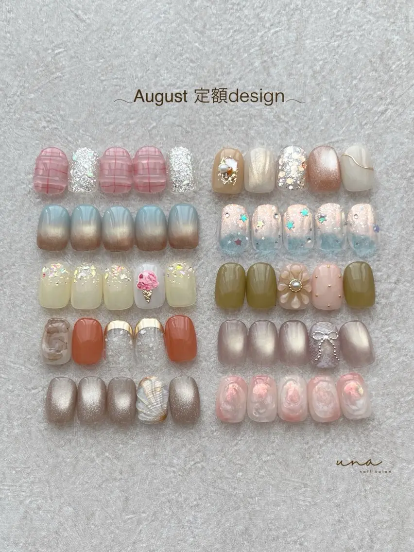 人気No1✨定額design ~𓈒𓏸 (オフ.ケア込)の写真