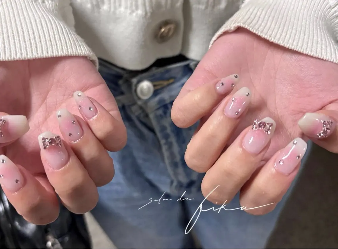 お任せワンホンネイル🎀の写真