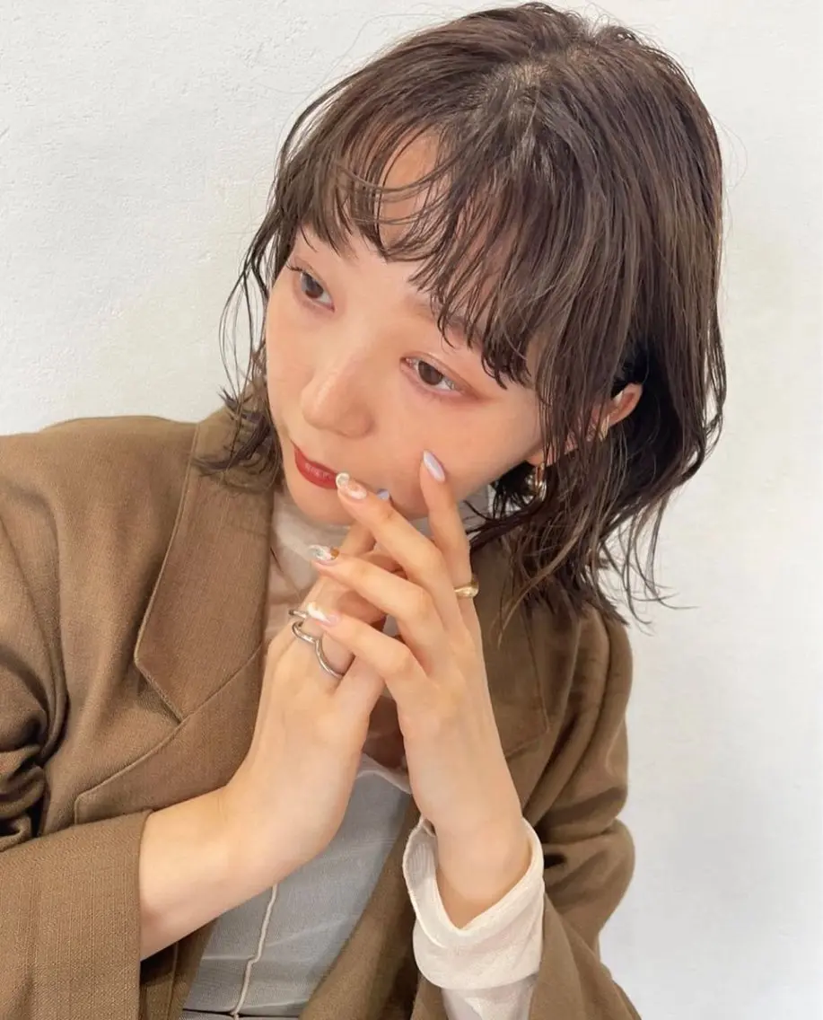 ミディアム カラー カット ヘアカラー トリートメント 柔らかいcolor 🌿harukaのヘアスタイル