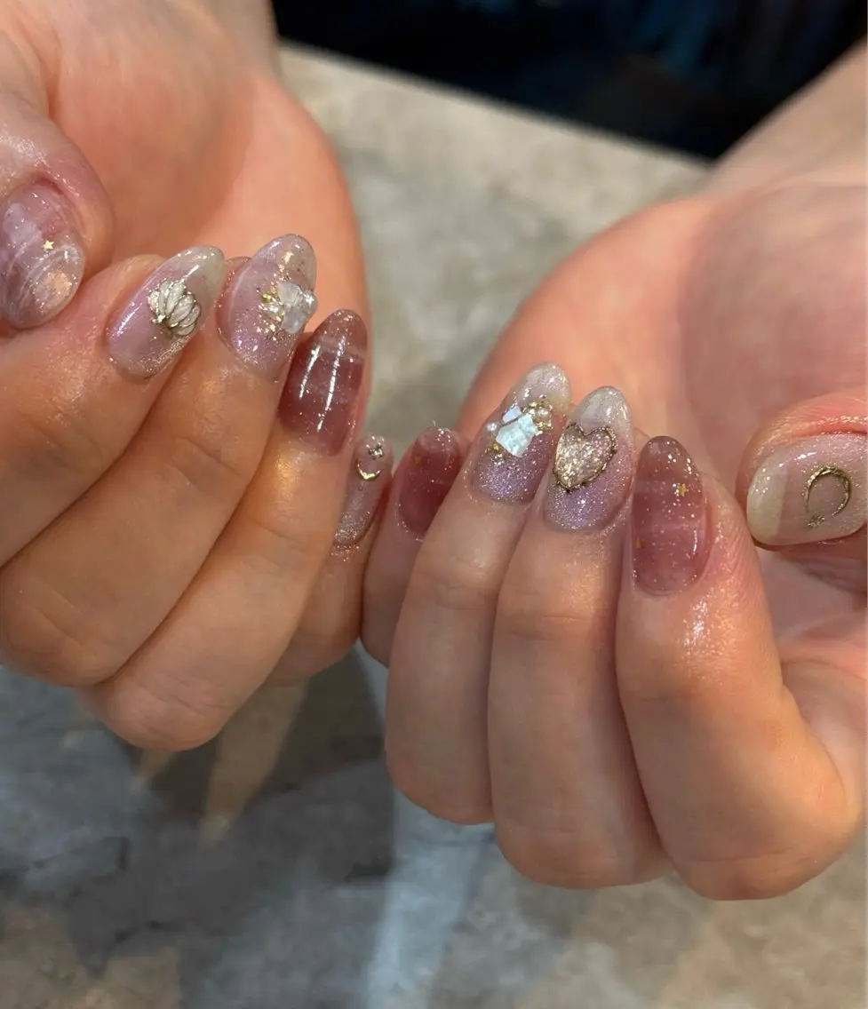 ネイル アートネイル ミラーネイル ハンドネイル Blé nailのネイルデザイン