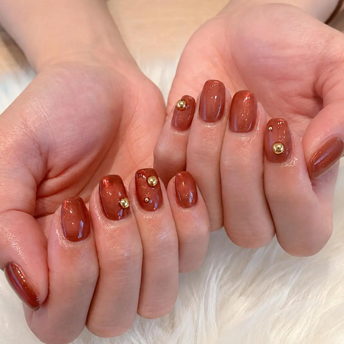 ネイル ドット マグネットネイル ハンドネイル K. Harukaのネイルデザイン