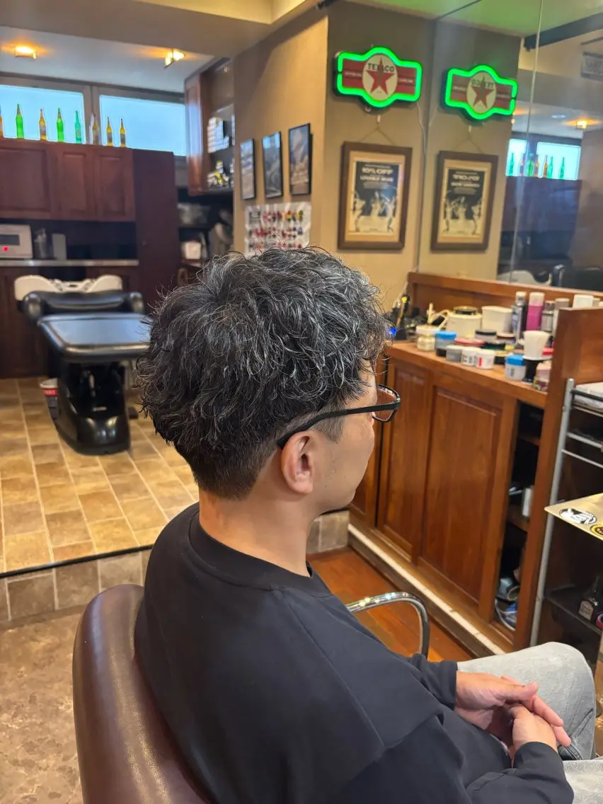ミディアム ミディアムパーマ カット パーマ 💈LGC💈 SANAのヘアスタイル