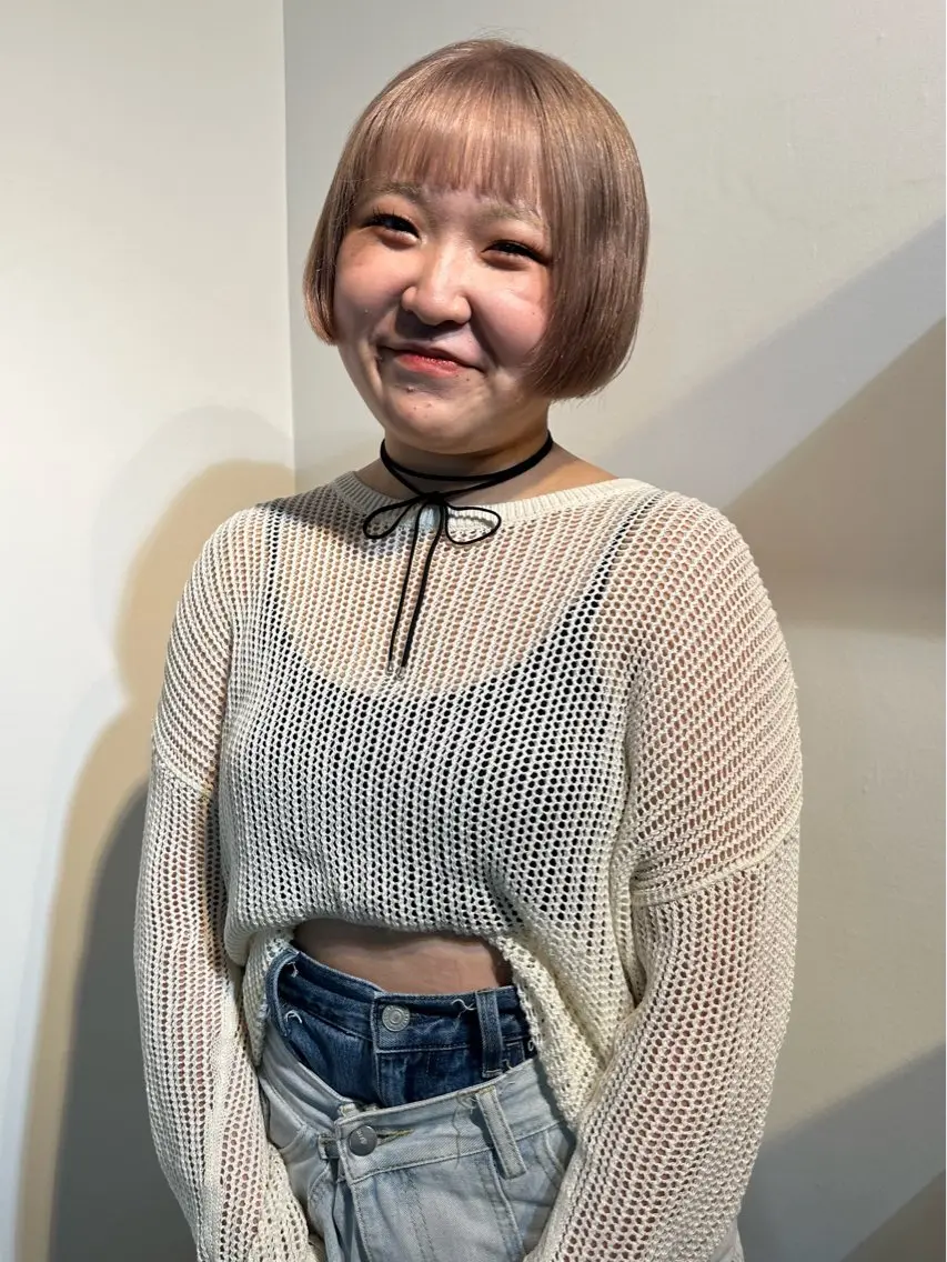 ショート カラー カット ヘアカラー トリートメント 🎀オイダイラ モモカ🎀のヘアスタイル