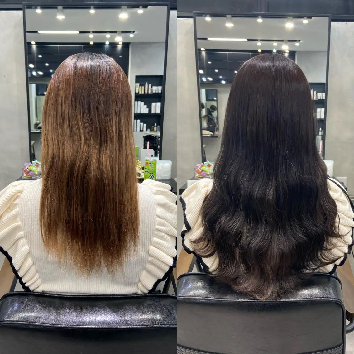 ロング カラー ヘアアレンジ シールエクステ ダブルカラー グラデーションカラー ハイライトカラー インナーカラー ar+ ❤︎ maiのヘアスタイル