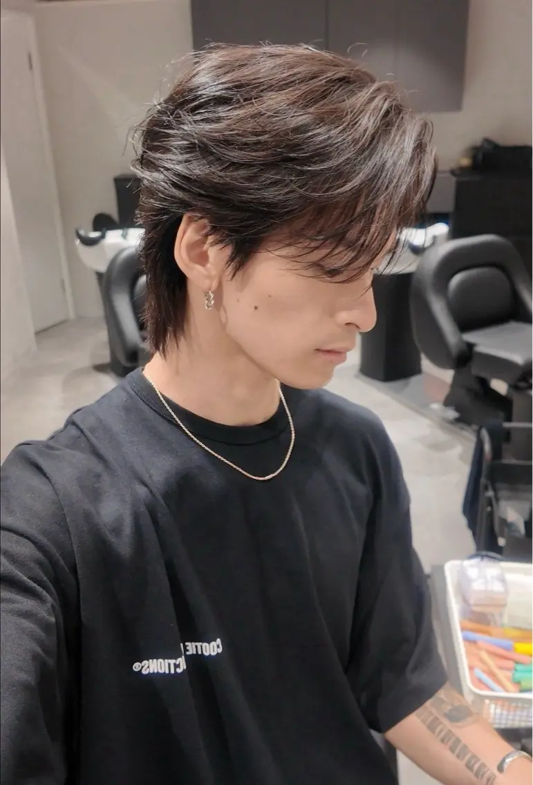 パーマ メンズ メンズパーマ 縮毛矯正 土田 啓太のヘアスタイル