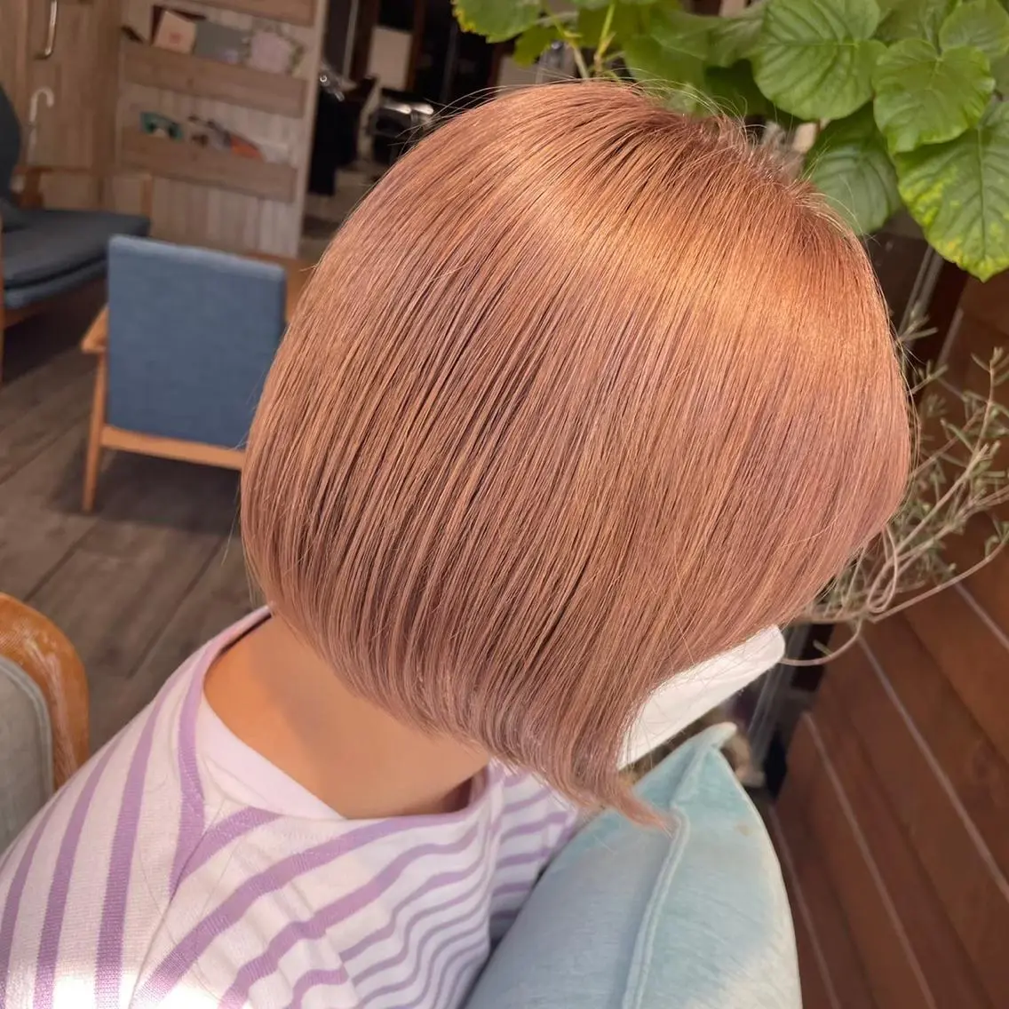 ミディアム カラー exfa sakura🪞のヘアスタイル