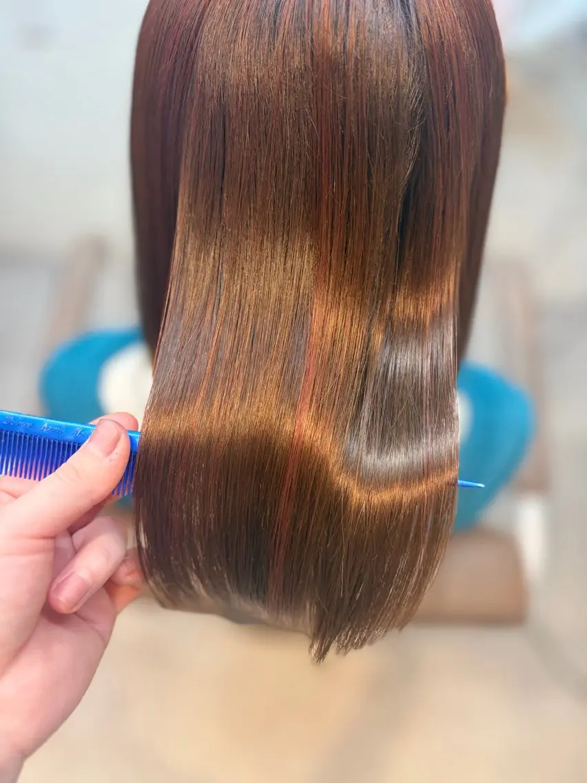 ミディアム カラー ヘアカラー 透明感ダブル カラー🩶Naoのヘアスタイル