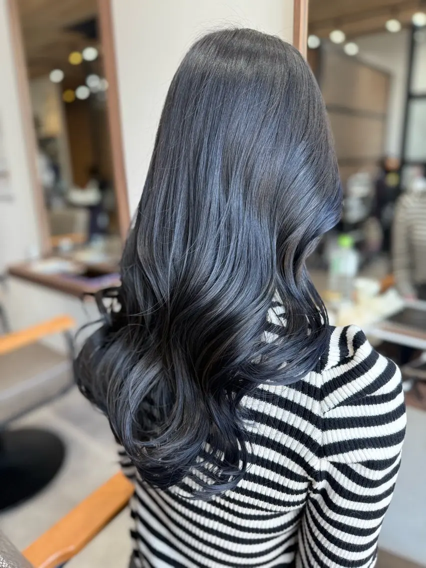 セミロング ヘアカラー トリートメント 🌺レイヤー/艶髪 海外ヘア🌺舟橋瑞稀のヘアスタイル