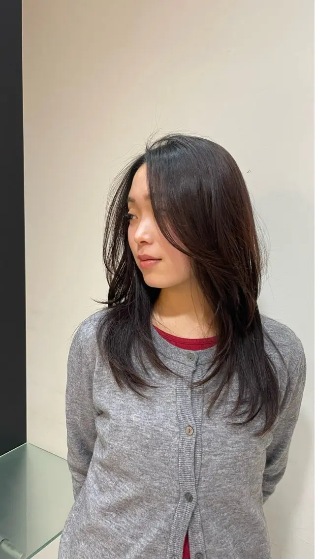 ロング 大庫 桜のヘアスタイル