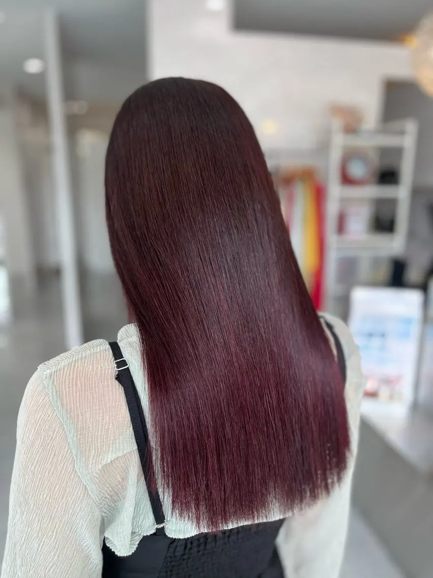 ✨ツヤ髪フルコース✨似合わせカット+カラー+髪質改善トリートメントの写真