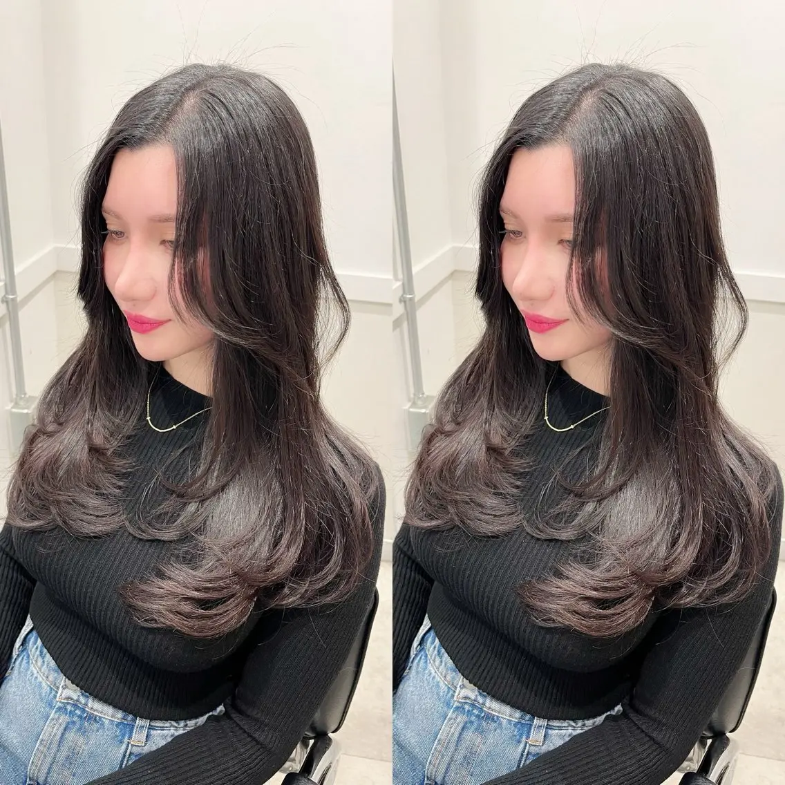 ロング カット ヘアカラー トリートメント 全席個室美容室/レイ ヤー/美髪矯正のヘアスタイル