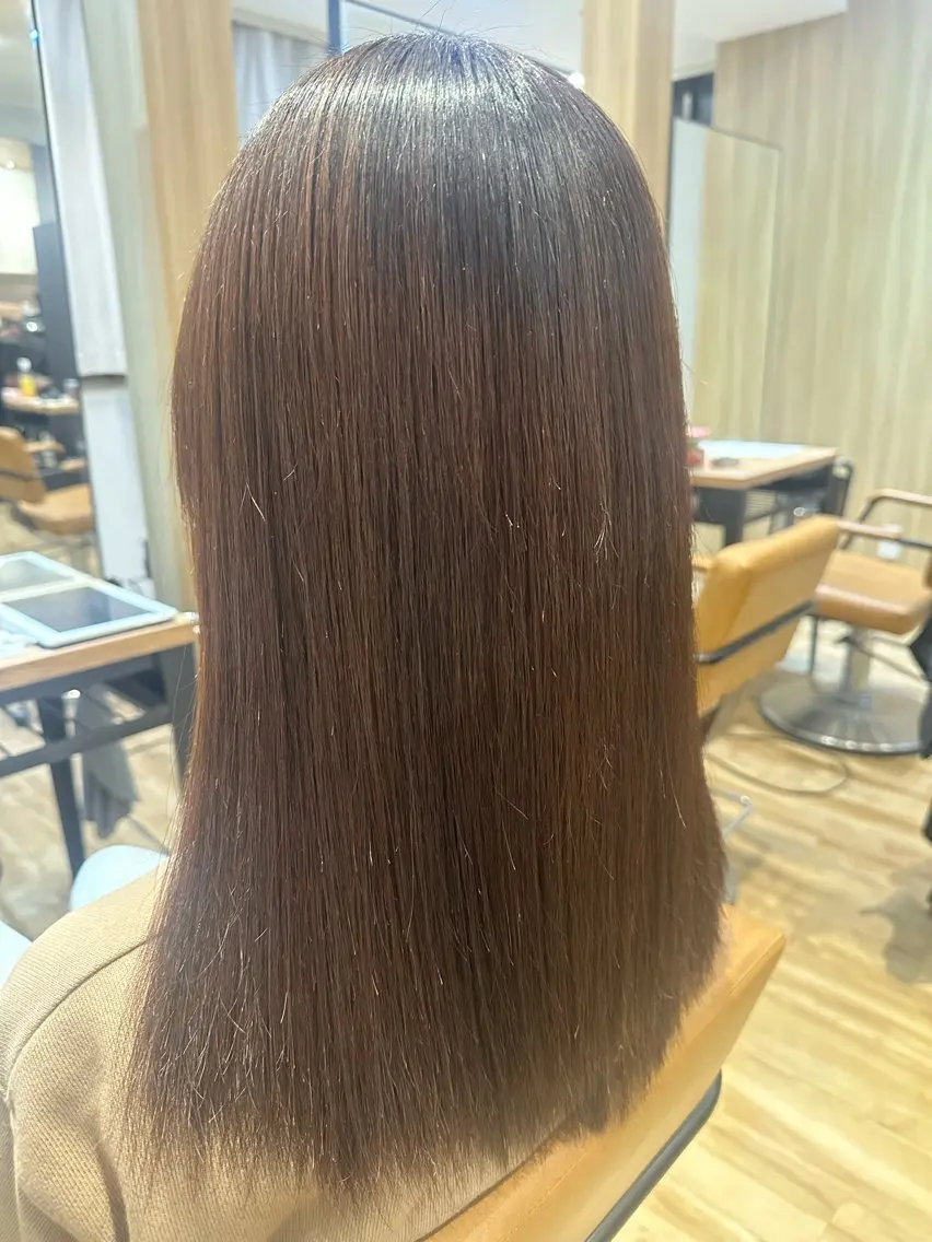 ロング パーマ カット 縮毛矯正 トリートメント ✨✂️Nori ✂️✨のヘアスタイル