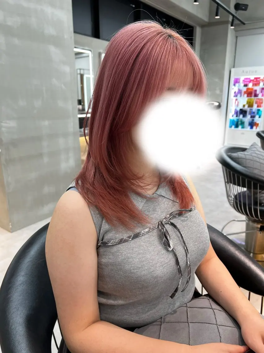 ミディアム レイヤーカット 似合わせカラー× ウルフカット/ホマレのヘアスタイル
