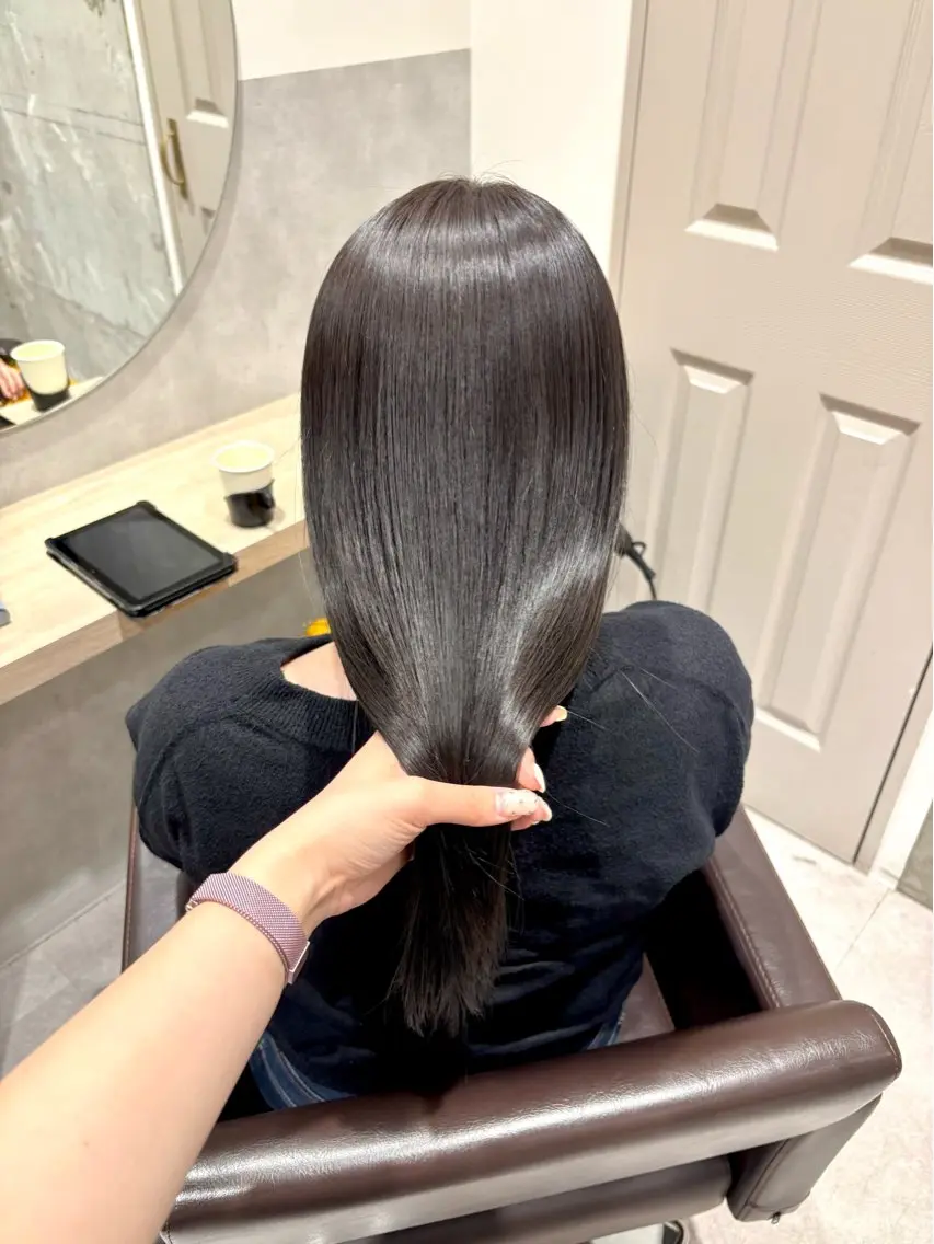 ロング パーマ クロスパーマ¦ボブ ¦🎀Ayuka🎀のヘアスタイル