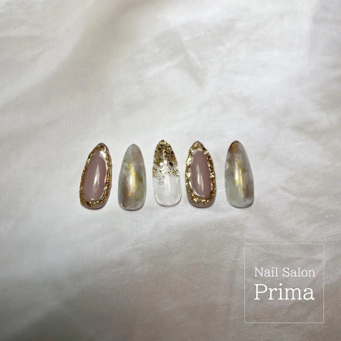 ミディアム ネイル SalonPrima 西院Nail&Eyeのネイルデザイン