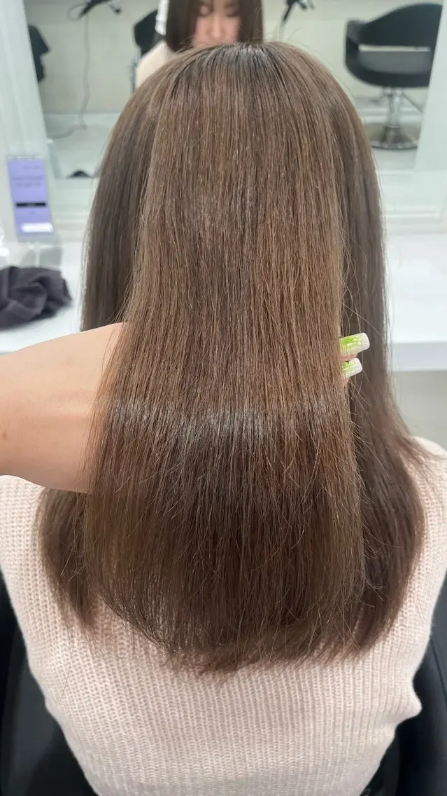 カラー 🤍海外girl🤍 ベージュ/ALISAのヘアスタイル
