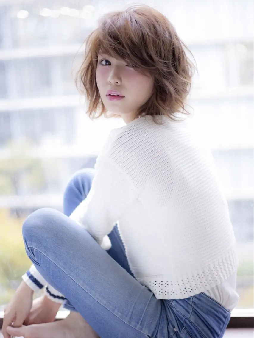 ショート カラー カット ヘアカラー トリートメント 高濃度水素/髪質改善 /柳原大輝のヘアスタイル