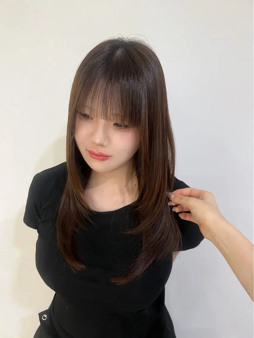 ロング 宮城 萌のヘアスタイル