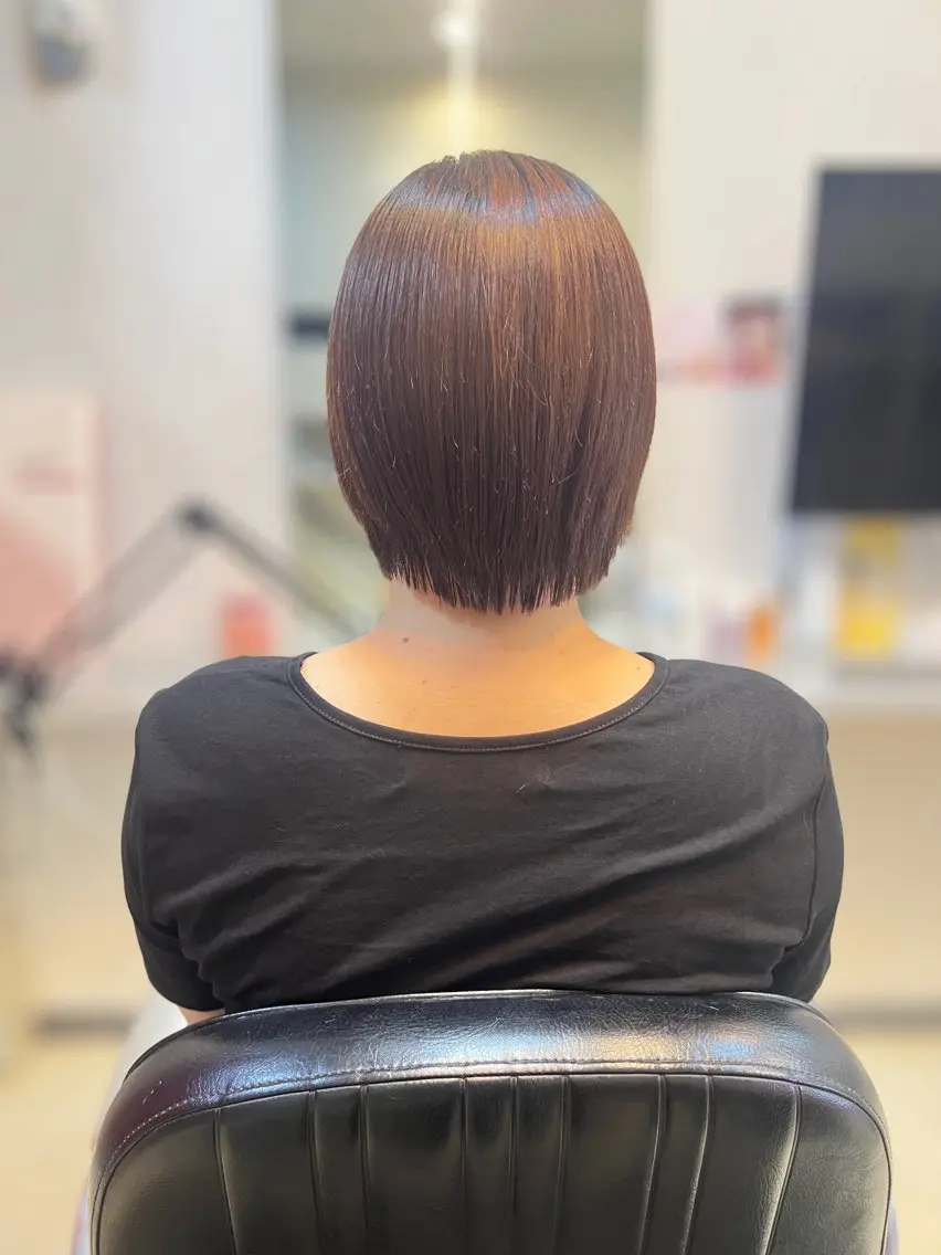 ショート カット 縮毛矯正 土岐 泰廣のヘアスタイル