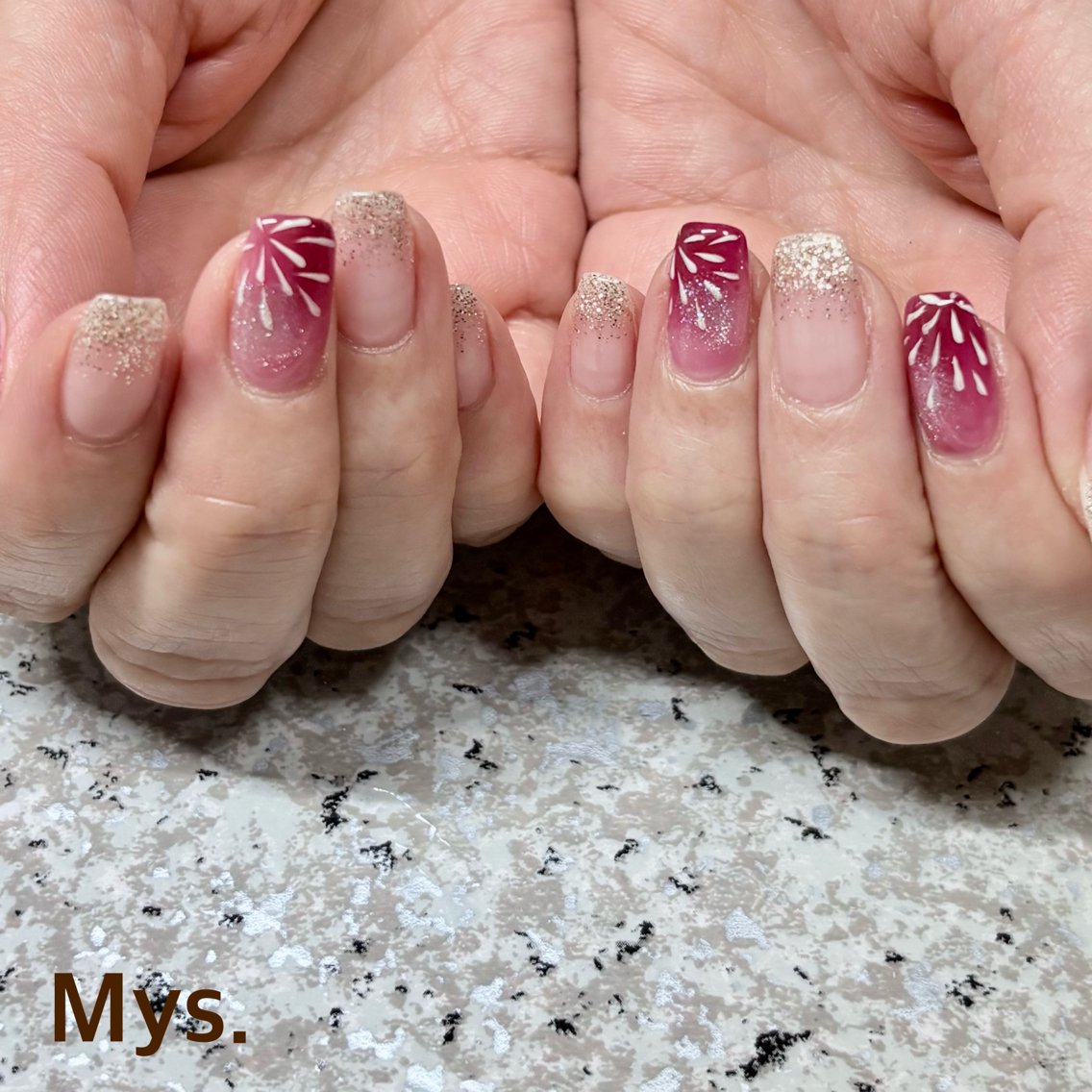 ネイル ハンドネイル Mys. 三上紗紀のネイルデザイン