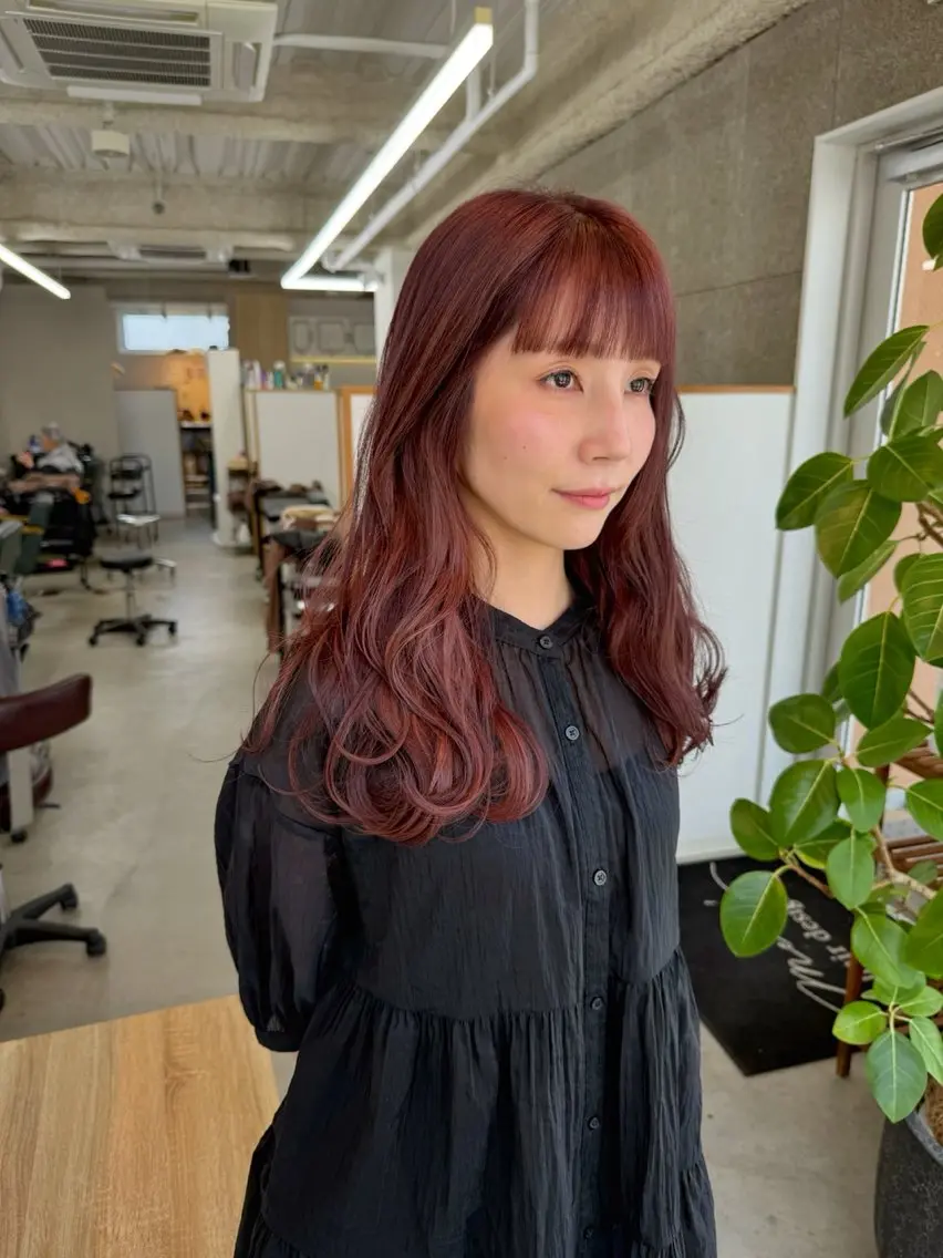 ロング カラー カット ヘアカラー トリートメント 八谷 将平のヘアスタイル