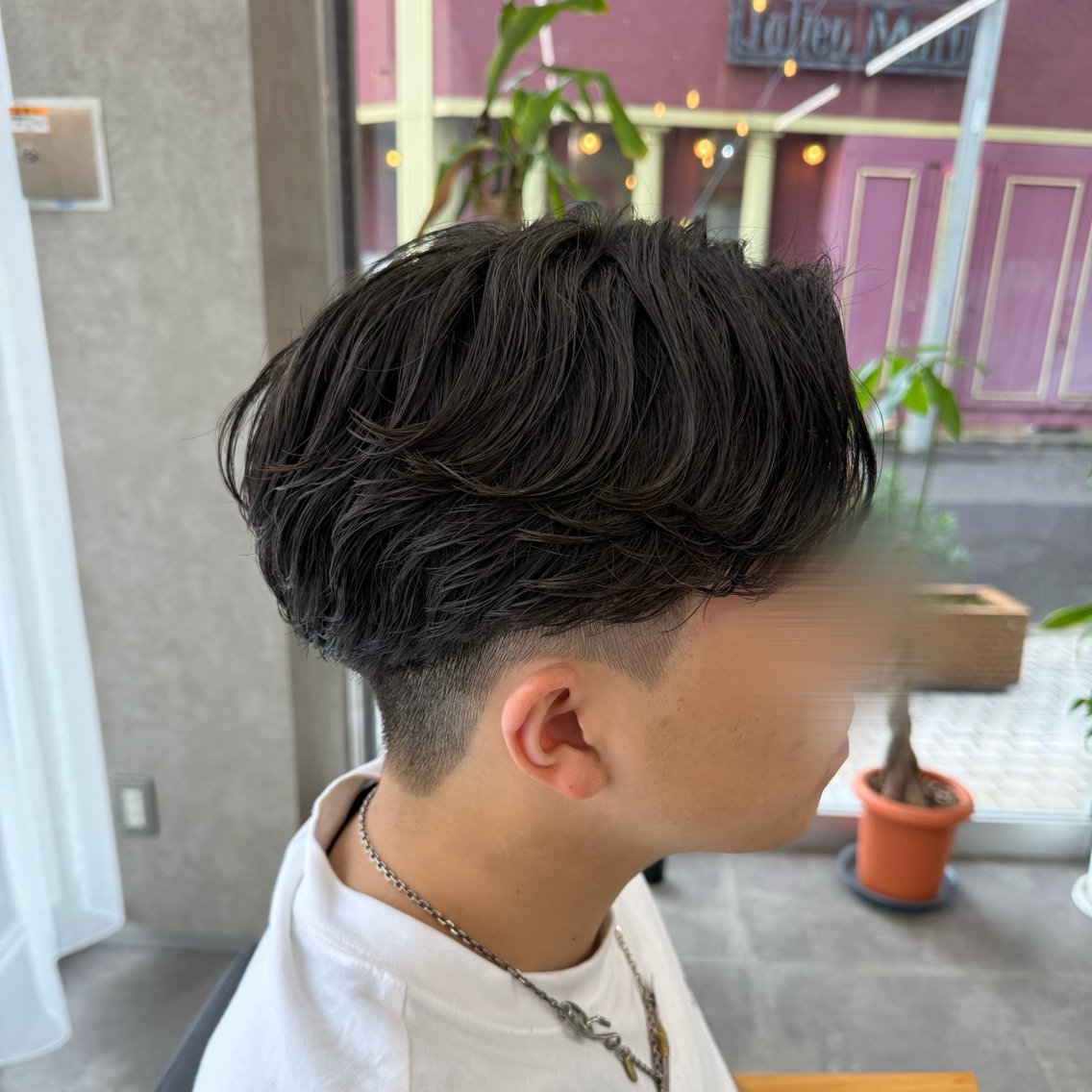 ショート パーマ メンズ フェザーパーマ メンズパーマ カット パーマ Hana 🌼COQU千葉のヘアスタイル